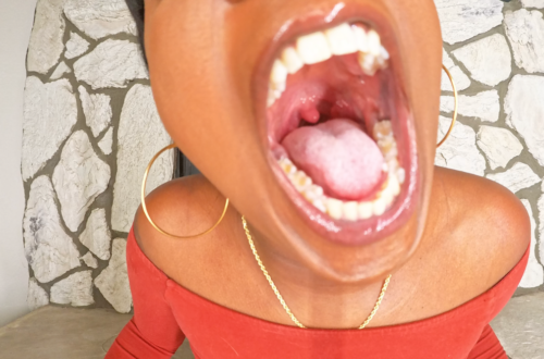 Queen Ava Racks with her mouth open wide ready to vore someone for vore videos